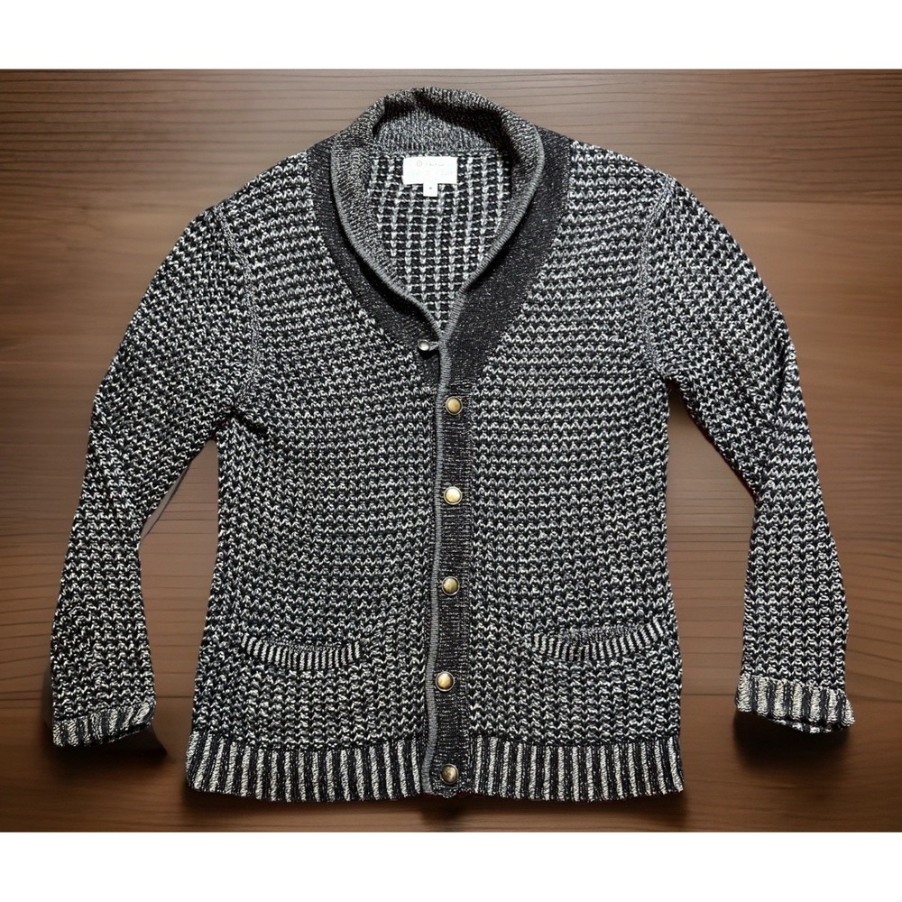 Rag & Bone Neiman Marcus Cardigan Waffle Knit Wool Blend Mens size Medium